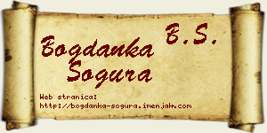 Bogdanka Šogura vizit kartica